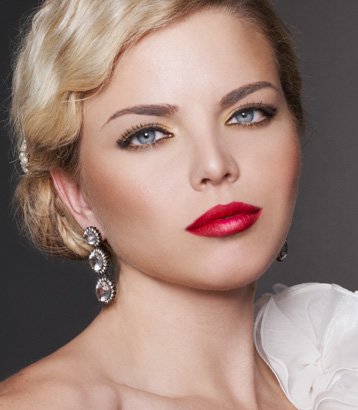 look labios rojos