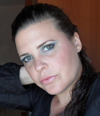 maquillaje azul ojosazul