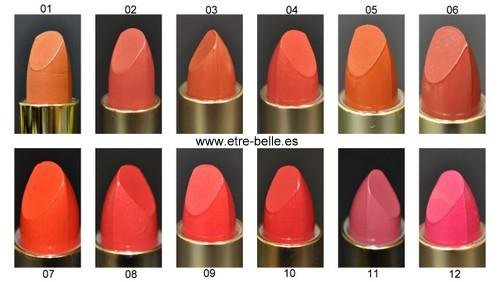 Gama de colores Lip Couture