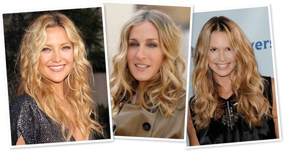 famosas con ondas en el pelo