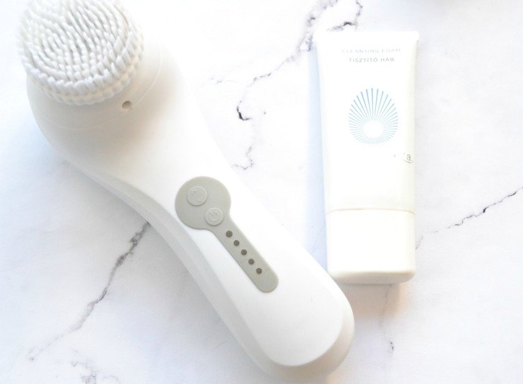 cepillo limpiador Kemei productos limpieza facial con cepillo eléctrico