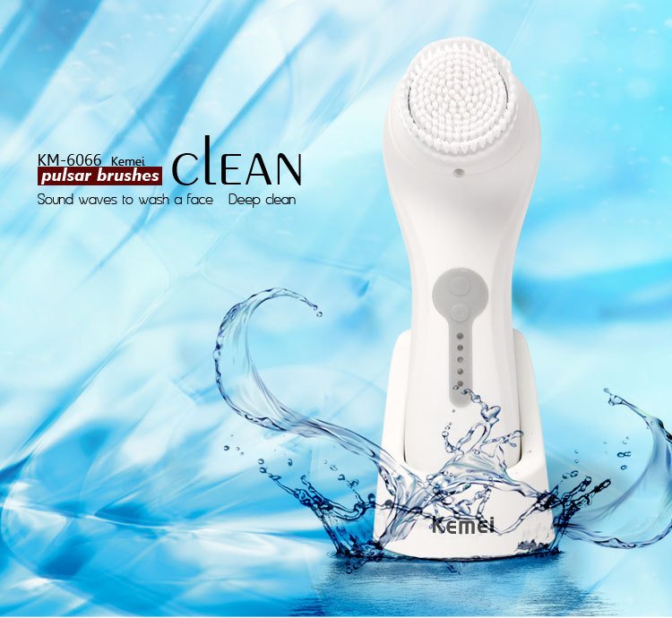 cepillo limpiador eléctrico modelo 6066 de Kemei