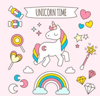 imagen de unicornio cute