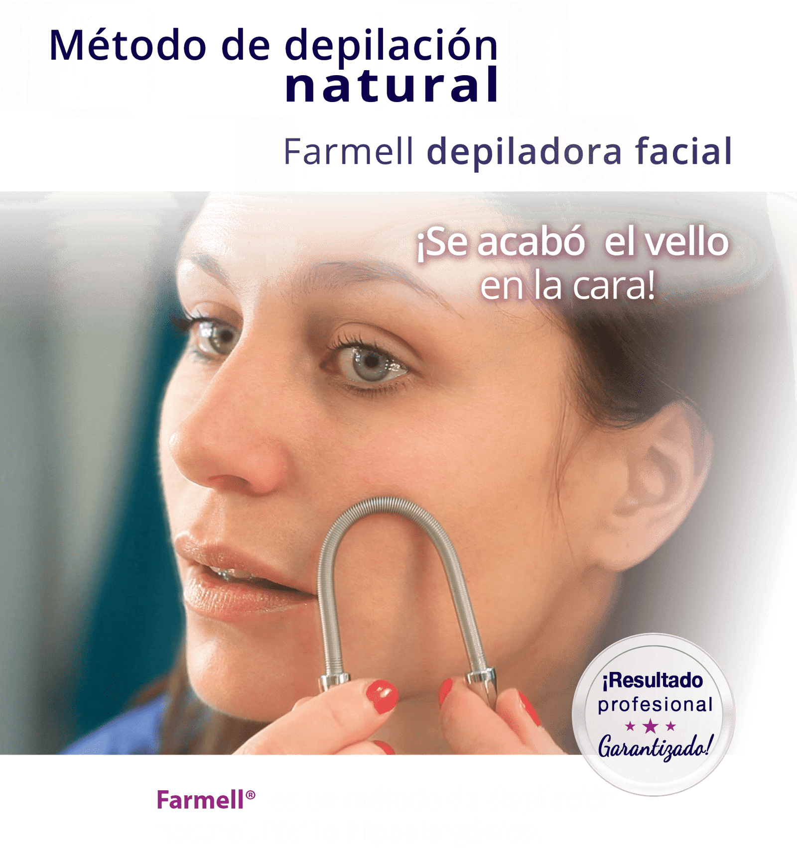 muelle depilatorio de Farmell