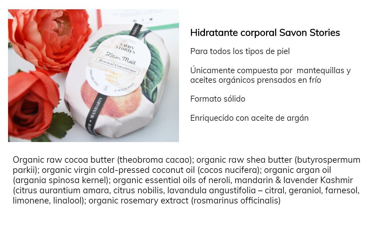 hidratante Savon Stories