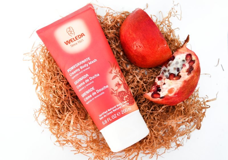 crema de ducha granada Weleda beneficios de la granada