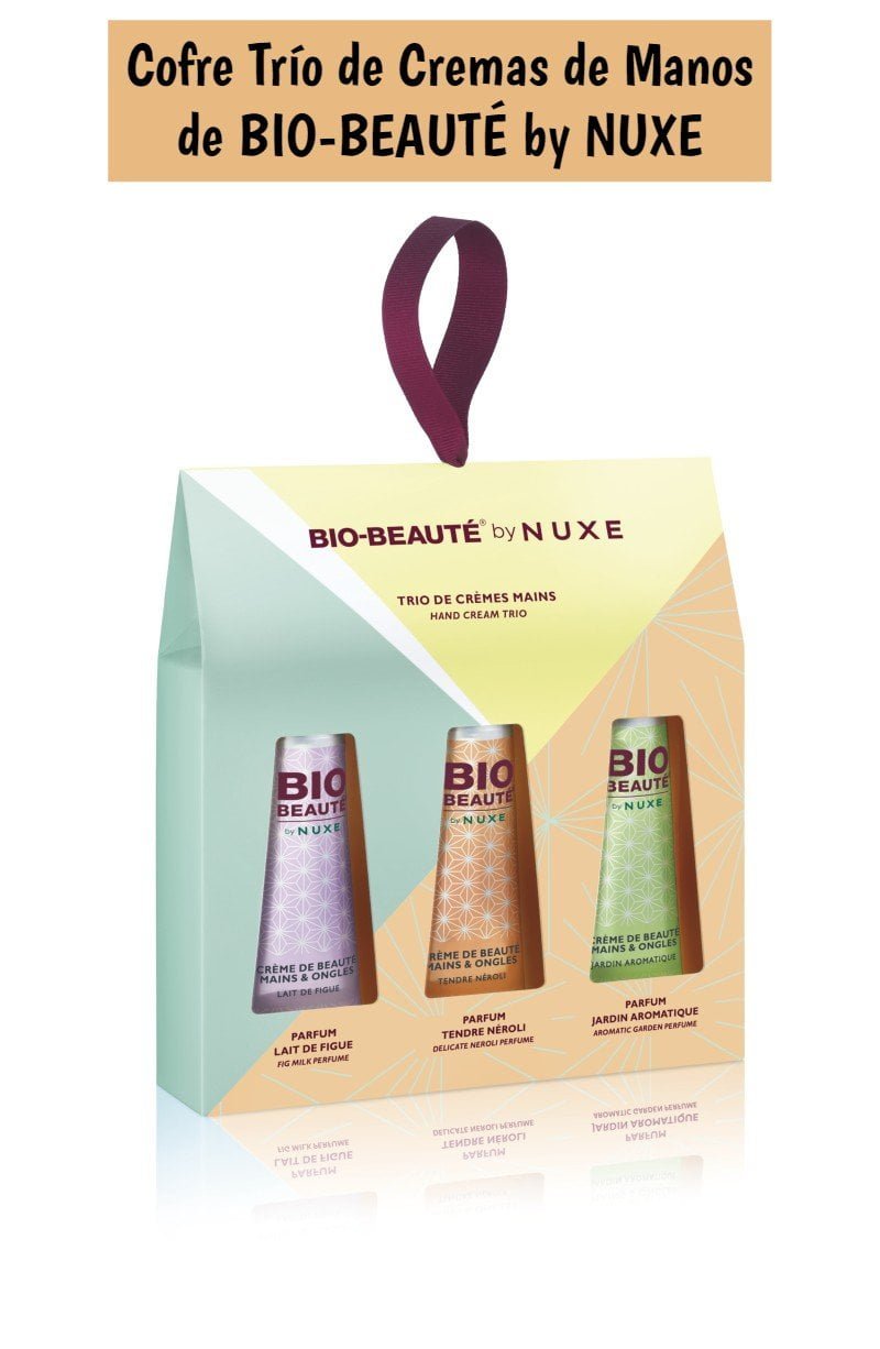 Cofre trío de crema de manos de Bio-Beauté de Nuxe