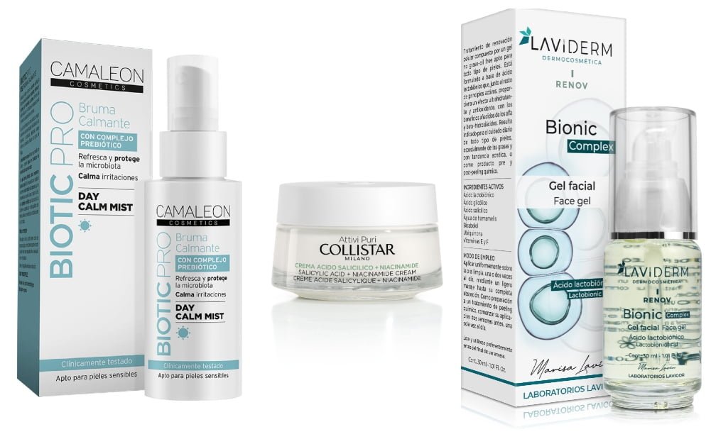 Cosméticos que mejoran la función barrera de la piel