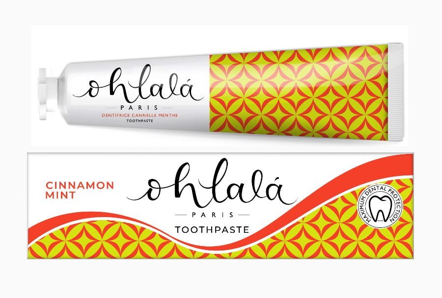 pasta de dientes de sabores canela ohlala