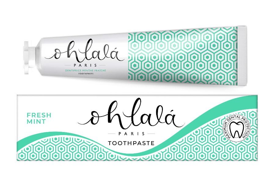 pasta de dientes de sabores menta fresca