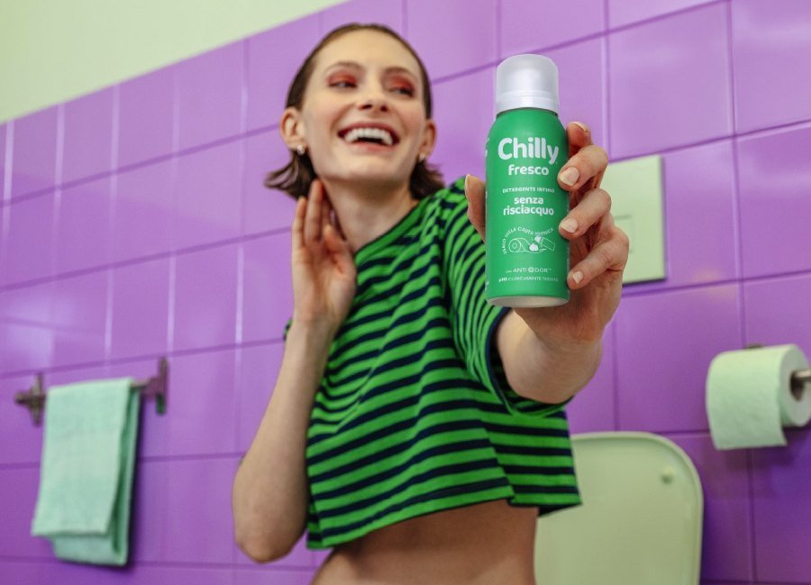 chilly no rinse gel intimo en espuma