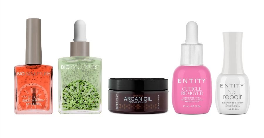 Exfoliantes para uñas de Bio Sculpture & Entity