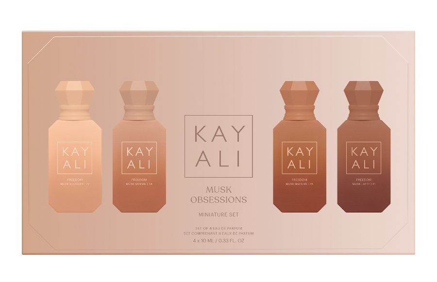 cofre de perfumes miniatura de Kayali