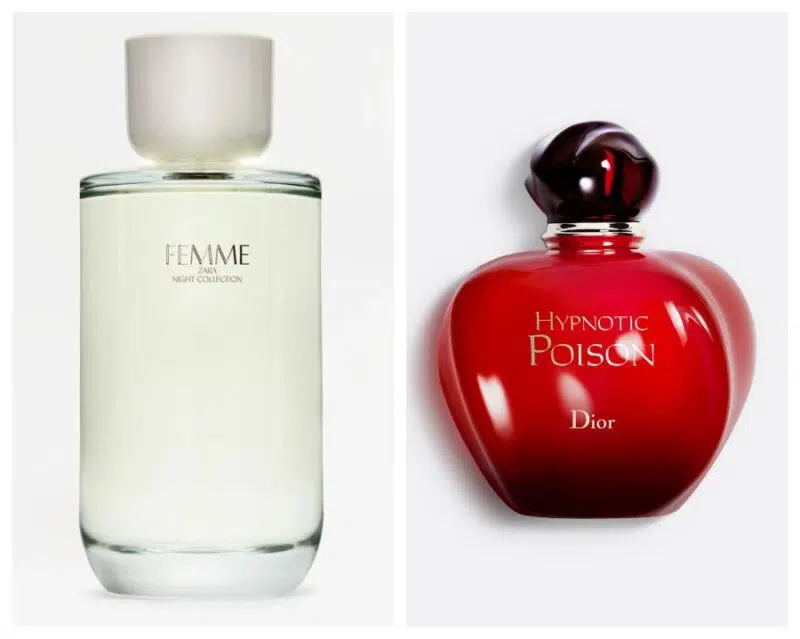 Femme similar a Hypnotic Poison de Dior perfumes de Zara equivalencias