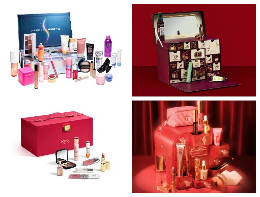 Calendarios de Adviento de belleza 2026 con productos de skincare y maquillaje